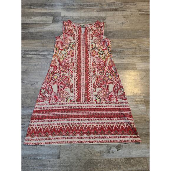 Haani small women's trapezoid style mid length dress - Picture 1 of 7